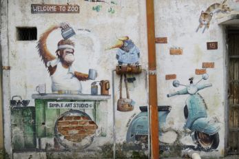 怡保壁画街 Ipoh景点